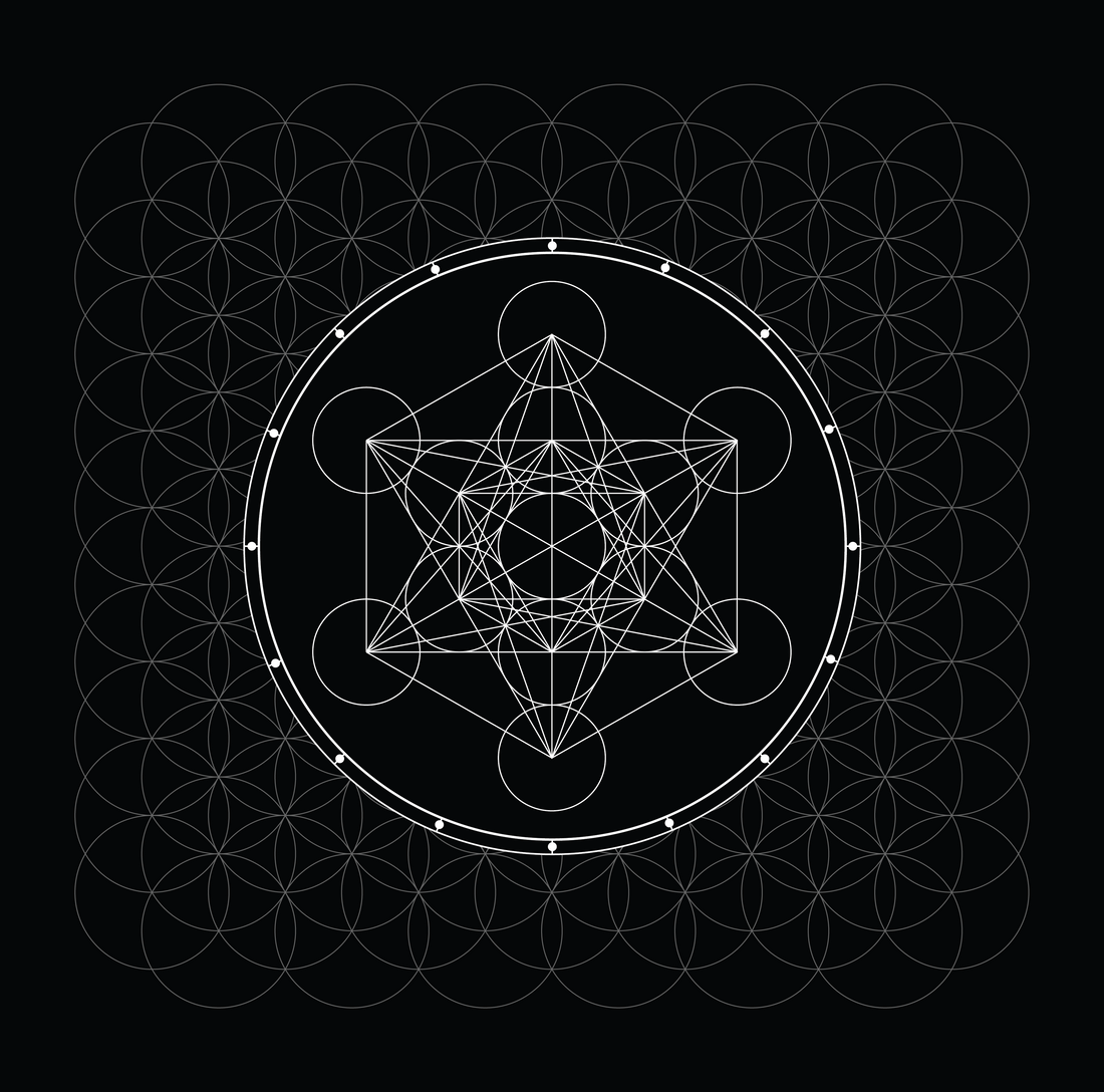 METATRONS CUBE | CLOTH BANDANA | CRYSTAL GRID | $11.11